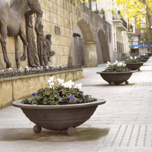 Jardinière en fonte - BARCINA - Bailey streetscene - ronde / classique / pour espace public