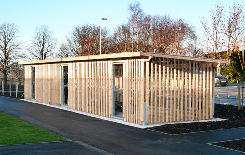 Abri vélo sécurisé - SCS309 - LANGLEY DESIGN - couverture en polycarbonate / en acier / pour espace public