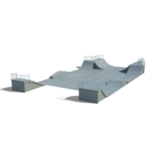 Skatepark en béton - DESIGN 4 - WICKSTEED