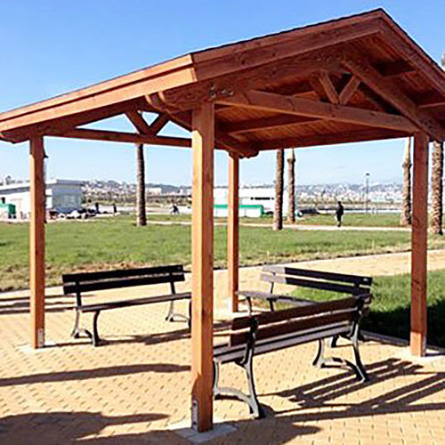 Pergola autoportée - SAHARA - Woodscape. - en bois