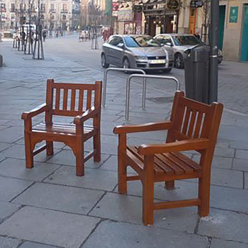 Fauteuil urbain traditionnel - GOTEBORG  - Woodscape. - en bois / pour espace public