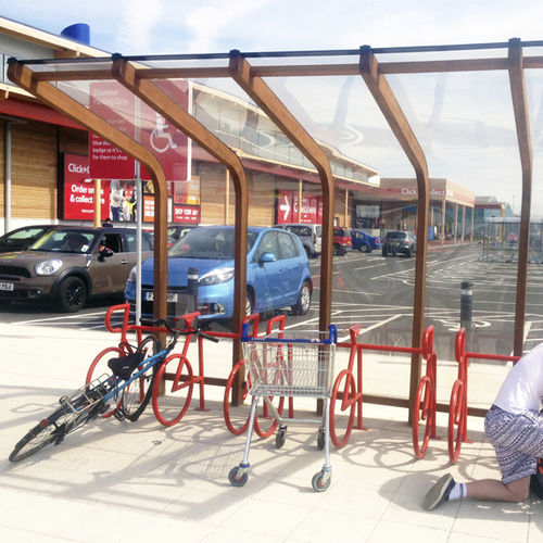 Abri vélo pour espace public - LINCOLN - Woodscape. - pour les zones urbaines