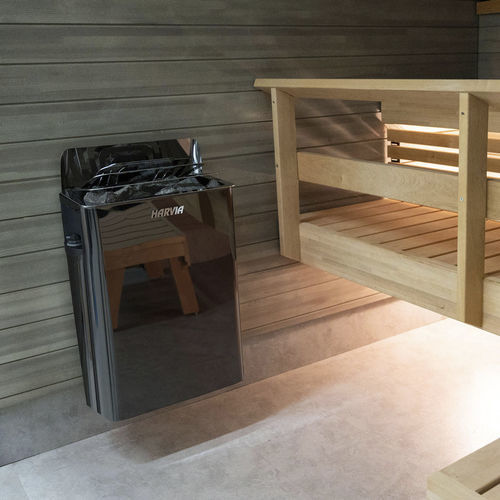 Poêle de sauna électrique - THE WALL - Almost Heaven Saunas - 5 kW - 10 kW / mural / en métal