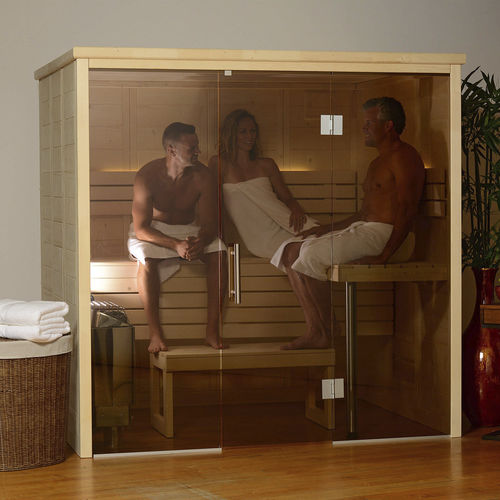 Sauna résidentiel - WORTHINGTON  - Almost Heaven Saunas - en bois / en verre / d'intérieur