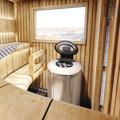 Poêle de sauna électrique - FORTE EVER-READY - Almost Heaven Saunas - 0 - 5 kW / 5 kW - 10 kW / au sol