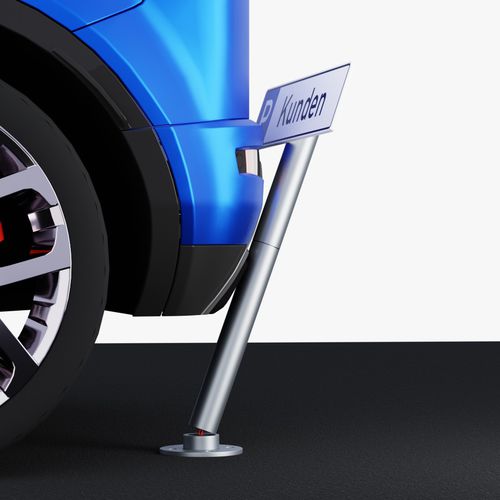 Mât flexible - PPS  - SAEDI Ltd - pour signalisation routière / en acier / pour parking
