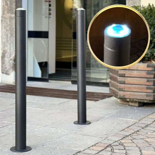 Borne anti-stationnement - Light Style - SAEDI Ltd - automatique / en acier zingué / à illumination LED