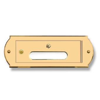 Entrée de boîte à lettres en laiton - PLMORORP/CPT - MORELLI S.A.S.
