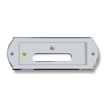 Entrée de boîte à lettres en laiton - PLMORORP/K - MORELLI S.A.S.