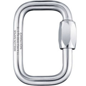 Maillon rapide carré - MRCZ02.5 - Peguet & Cie - en acier zingué / en inox