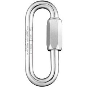 Maillon rapide ovale - LARGE OPENING EN - Peguet & Cie - en acier zingué / en inox