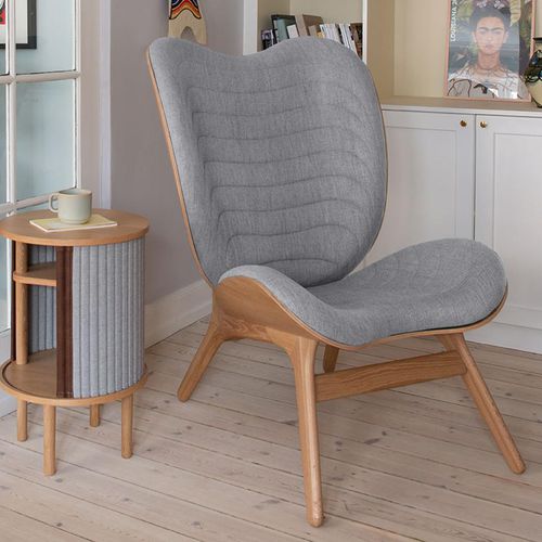 Fauteuil contemporain - Umage - en cuir / en métal / tapissé