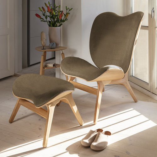 Ottoman contemporain - A CONVERSATION PIECE  - Umage - en cuir / en chêne / en contreplaqué