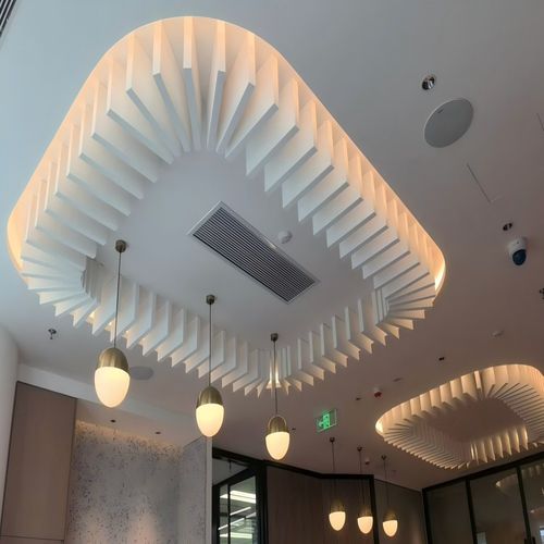 Panneau acoustique suspendu - ATY Group (Aust) Pty Ltd - pour plafond / en fibre de verre / carré