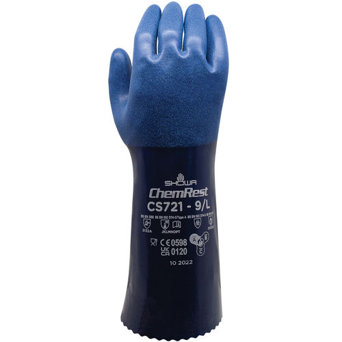 Gant de manutention - CS721 - Showa - de laboratoire / anticoupure / de protection chimique