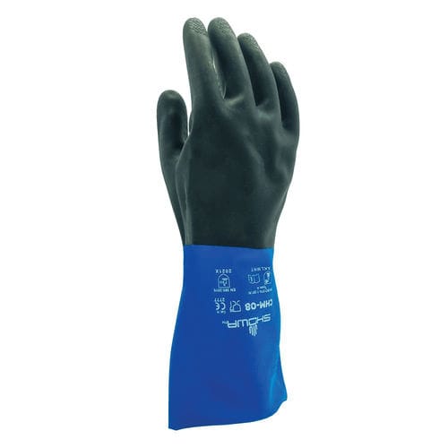 Gant de manutention - CHM - Showa - de protection chimique / en caoutchouc / en coton