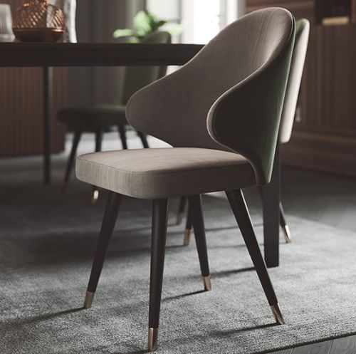 Chaise design - ABBEY II - Praddy Unipessoal lda - d'intérieur / en bois massif / en acier inoxydable