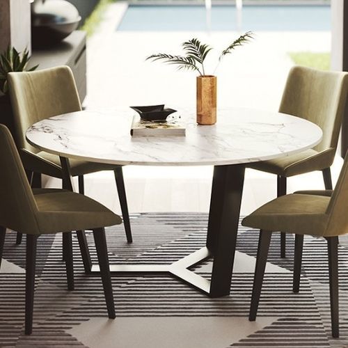 Table à manger contemporaine - YARKON - Praddy Unipessoal lda - en bois / avec piètement en bois / ronde