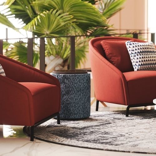 Table d'appoint contemporaine - DORIA - Praddy Unipessoal lda - en cuir / en placage de bois / avec piètement en bois