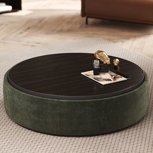 Table basse contemporaine - DORIA - Praddy Unipessoal lda - en cuir / en placage de bois / en bois laqué