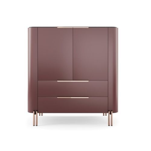 Buffet contemporain - NT040 - Praddy Unipessoal lda - en métal / en bois / en bambou