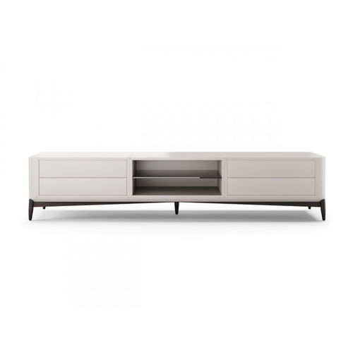Support TV sur pied contemporain - BONSAI - Praddy Unipessoal lda - pivotant / à hauteur réglable / avec étagères