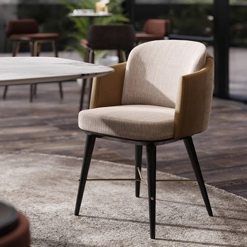 Chaise contemporaine - NAICA II - Praddy Unipessoal lda - d'intérieur / en métal / en cuir