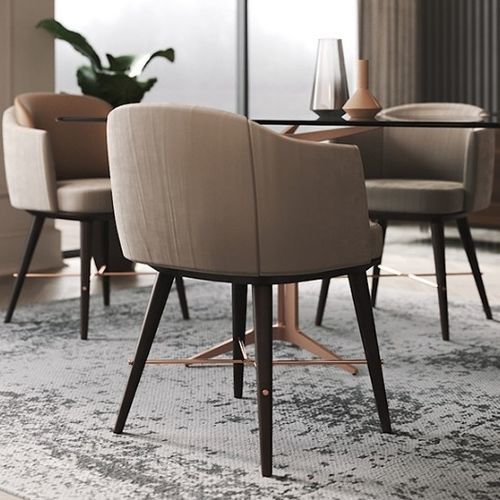 Chaise contemporaine - NAICA I - Praddy Unipessoal lda - d'intérieur / en métal / en cristal