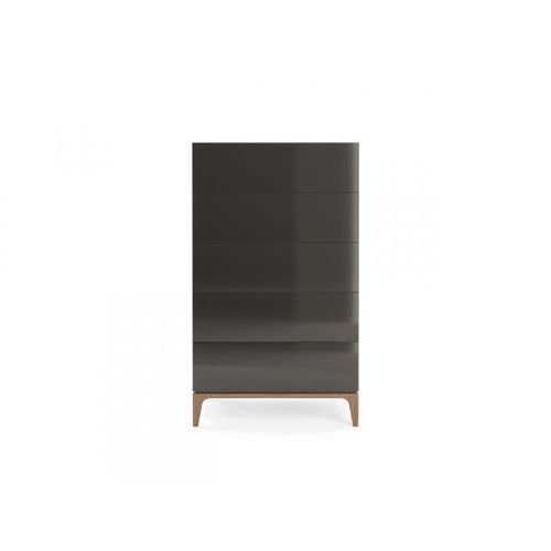 Commode contemporaine - MOONLIGHT - Praddy Unipessoal lda - en bois / rectangulaire / 5 tiroirs