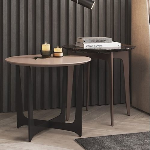 Table d'appoint design - MEDUSA I - Praddy Unipessoal lda - en métal / en bois / en marbre