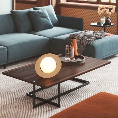 Table basse contemporaine - DARLING - Praddy Unipessoal lda - en placage de bois / avec piètement en bois / rectangulaire