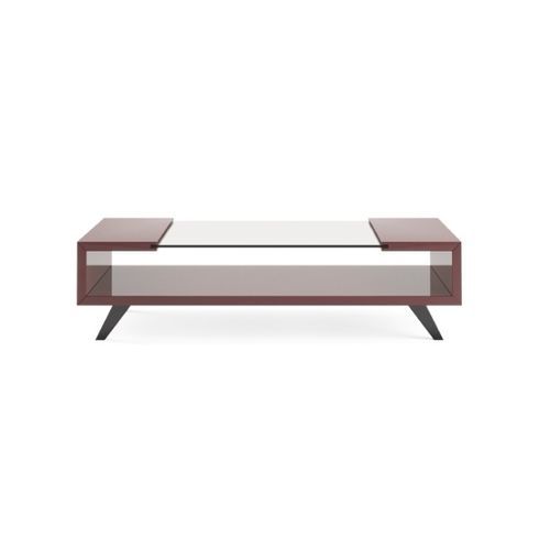 Table basse moderne - PORTER - Praddy Unipessoal lda - en verre / avec piètement en bois / rectangulaire