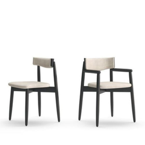 Chaise de salle à manger contemporaine - SOPRANO III - Praddy Unipessoal lda - d'intérieur / en velours / en chêne vieilli