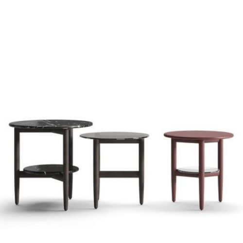 Table d'appoint contemporaine - SOPRANO II - Praddy Unipessoal lda - en chêne / courbée / ronde