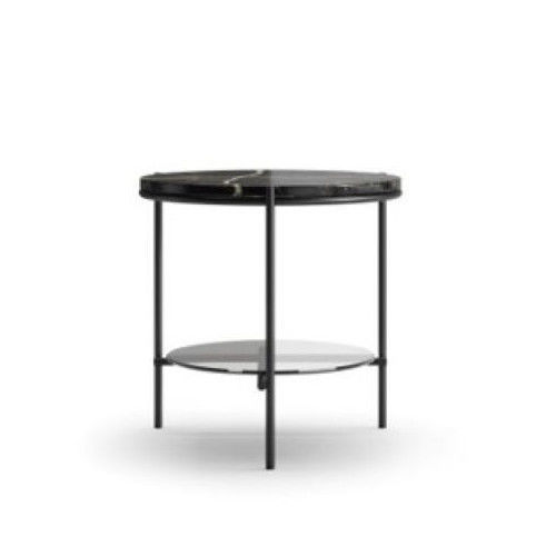 Table d'appoint contemporaine - CELLO III - Praddy Unipessoal lda - en métal / en marbre / avec piètement en métal