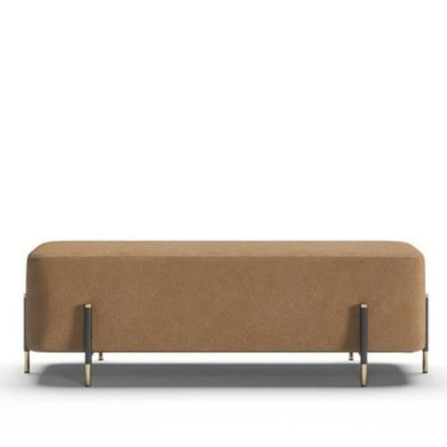 Banquette contemporaine - BATON - Praddy Unipessoal lda - en tissu / en acier inoxydable / tapissée