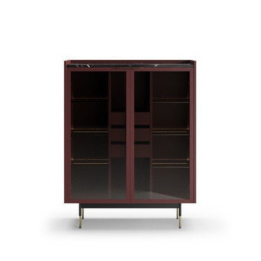 Meuble bar contemporain - BATON - Praddy Unipessoal lda - en bois / noir / marron