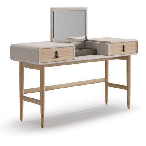 Coiffeuse contemporaine - SOPRANO - Praddy Unipessoal lda - en bois / en cuir / en chêne clair