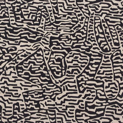 Tissu pour rideaux - COAST : RIMINI - WIND - à motif / en polyester / en coton