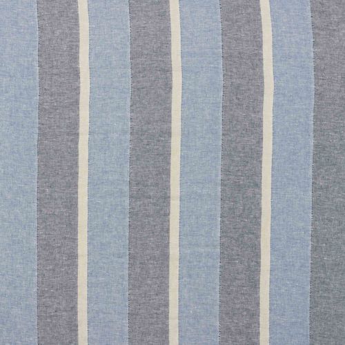 Tissu pour rideaux - PERFUME : FLIRT - WIND - à rayures / en lin / lavable