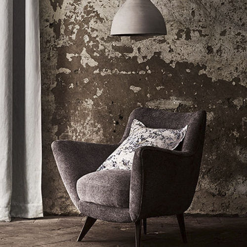 Tissu d'ameublement - KALEIDO : ENNA - BLACK EDITION - uni / en polyester / en coton