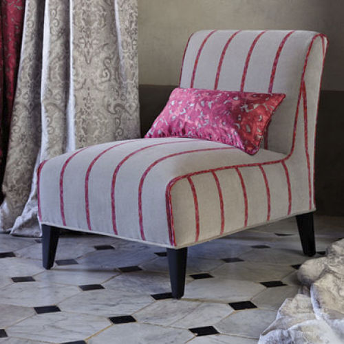 Tissu d'ameublement - XANTHINA : ITARSI - BLACK EDITION - à rayures / en polyester / en coton