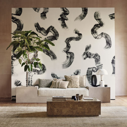 Revêtement mural pour intérieur - TSAURI - BLACK EDITION - en tissu / imprimé / aspect tissu