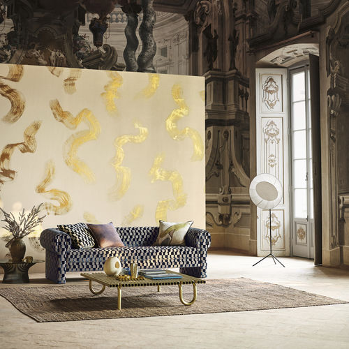 Revêtement mural pour intérieur - TSAURI  - BLACK EDITION - en tissu / imprimé / aspect tissu
