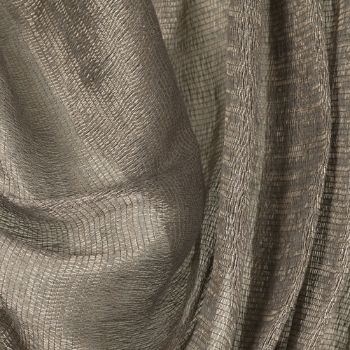 Tissu pour rideaux - MISTRA  - BLACK EDITION - uni / en polyester / en lin