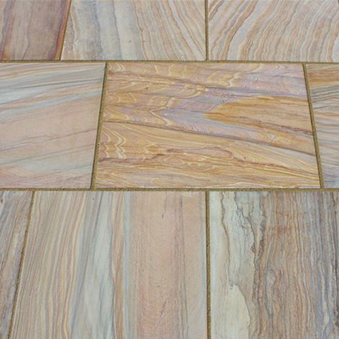 Pavé en quartzite - RAINBOW - Castacrete - d'intérieur