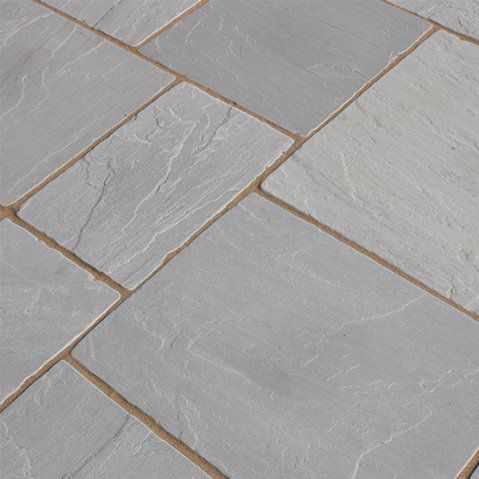 Pavé en pierre naturelle - GREY SANDSTONE SERIES - Castacrete - d'extérieur / texturé