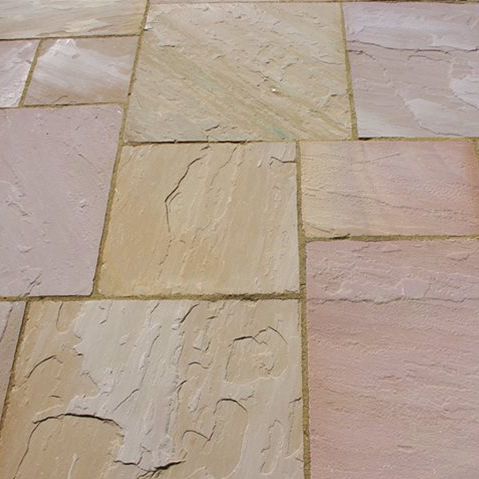 Pavé en pierre naturelle - MODAK SANDSTONE - Castacrete - d'extérieur