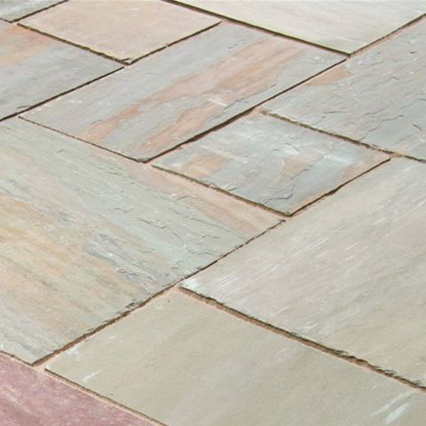 Pavé en terracotta - PANTHER SANDSTONE - Castacrete - d'extérieur / texturé