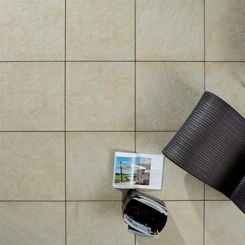 Pavé en grès cérame - BEIGE - Castacrete - d'extérieur / d'intérieur / texturé